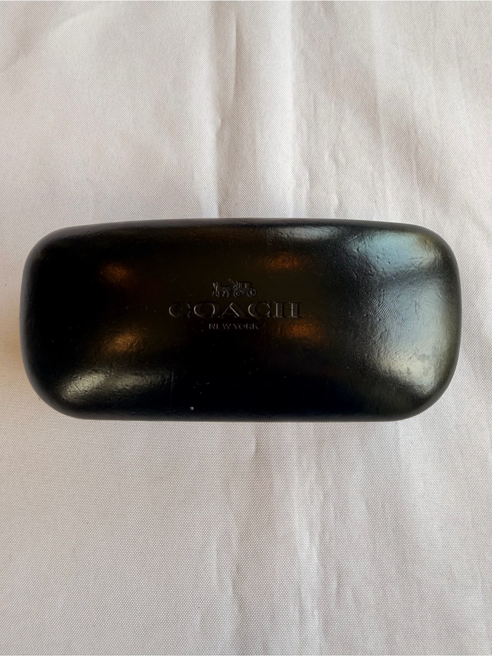 Coach New York Black Hard Shell Sunglass Case